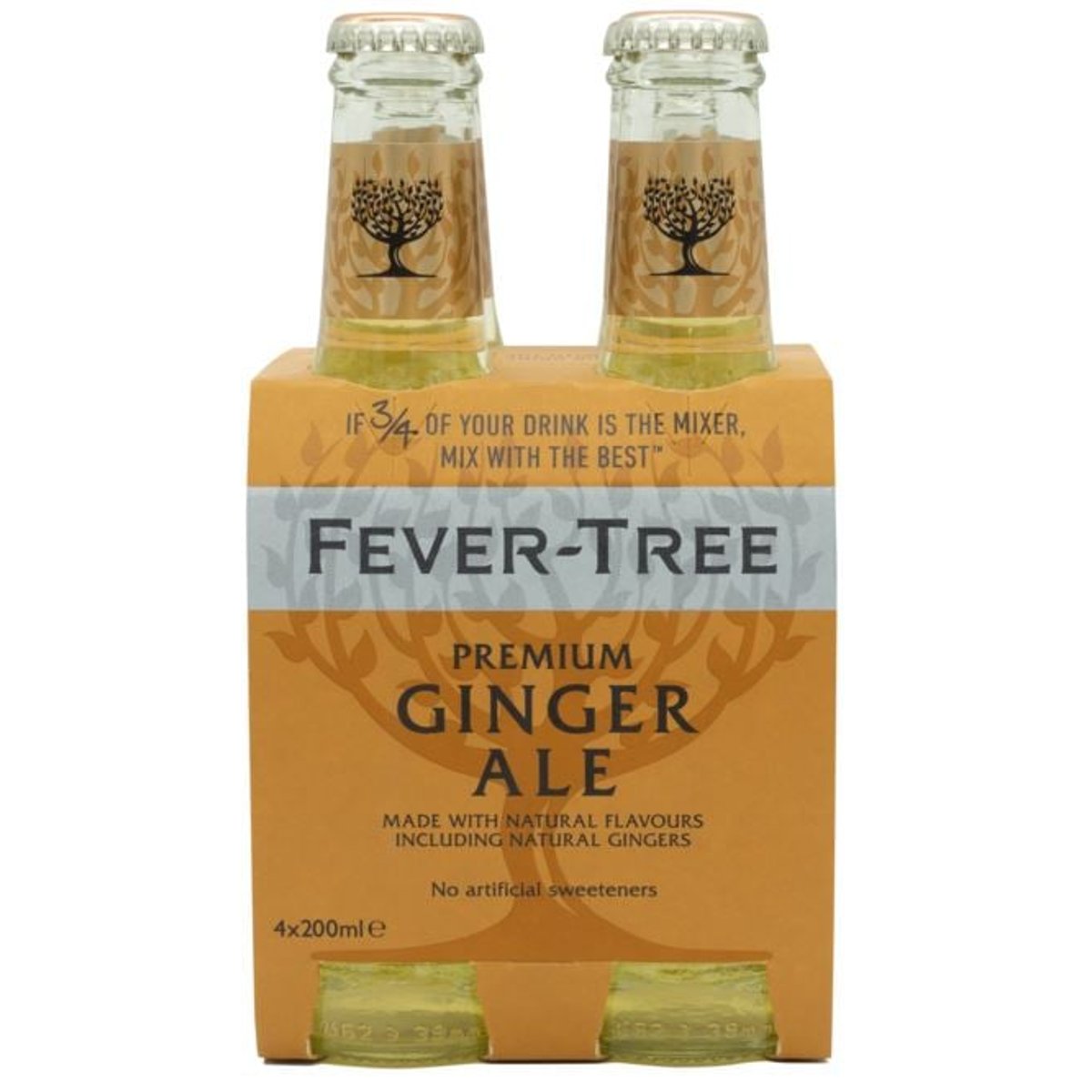 Fever-Tree Premium Ginger Ale 4x200ml