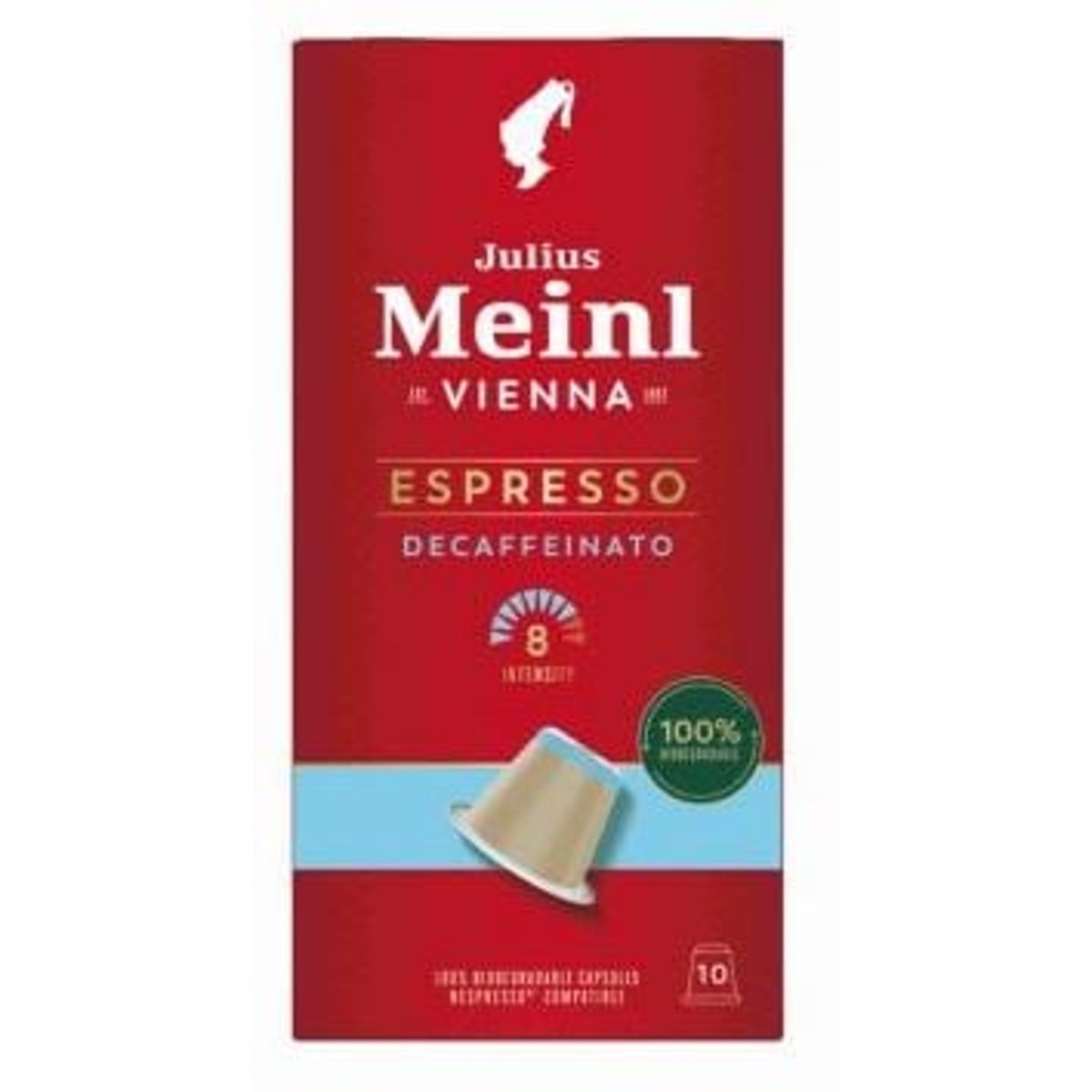 Julius Meinl Decaf kompostierbar/biodegradable Nespresso kompatibel 10er Kapseln