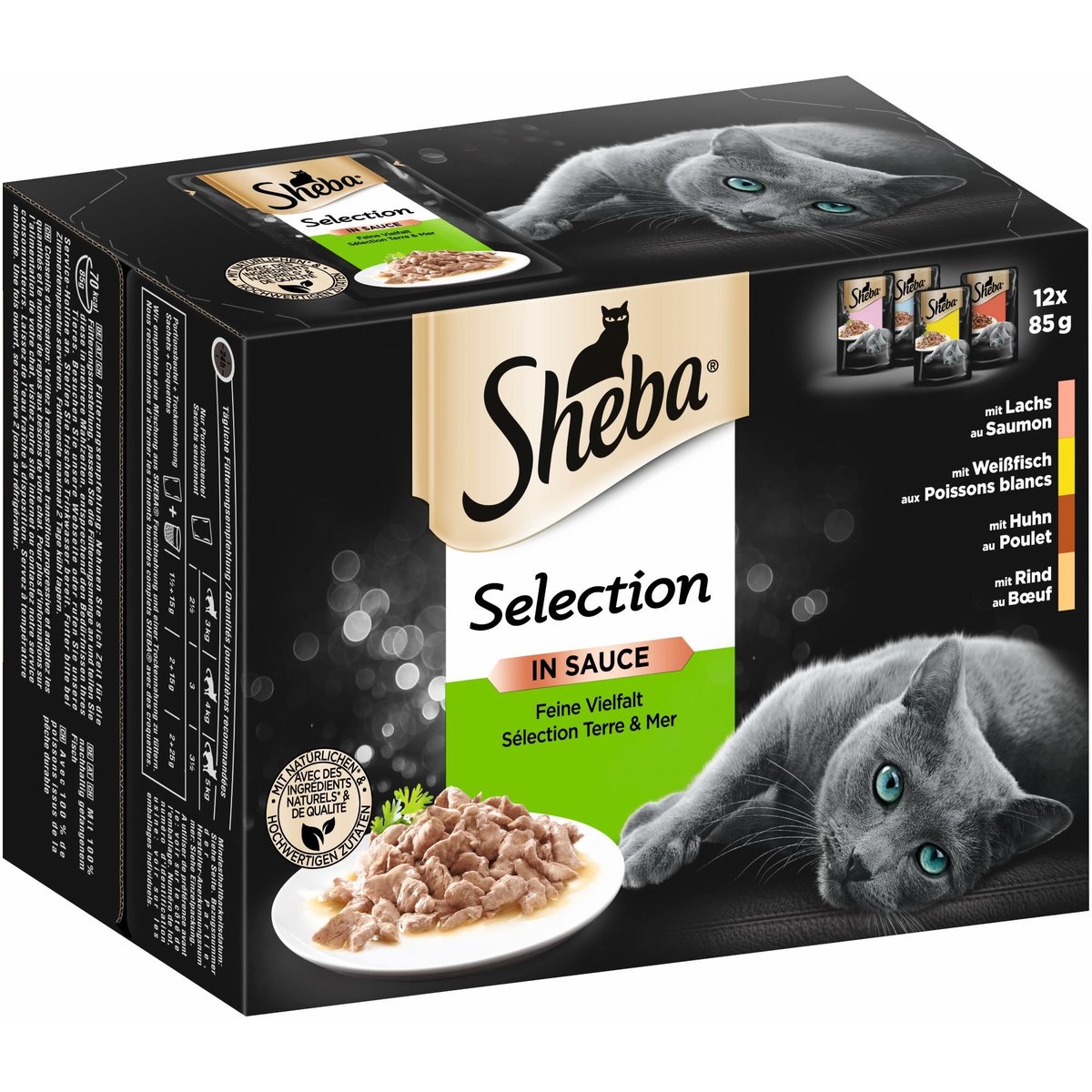 Sheba Selection in Sauce Feine Vielfalt (12x85g)