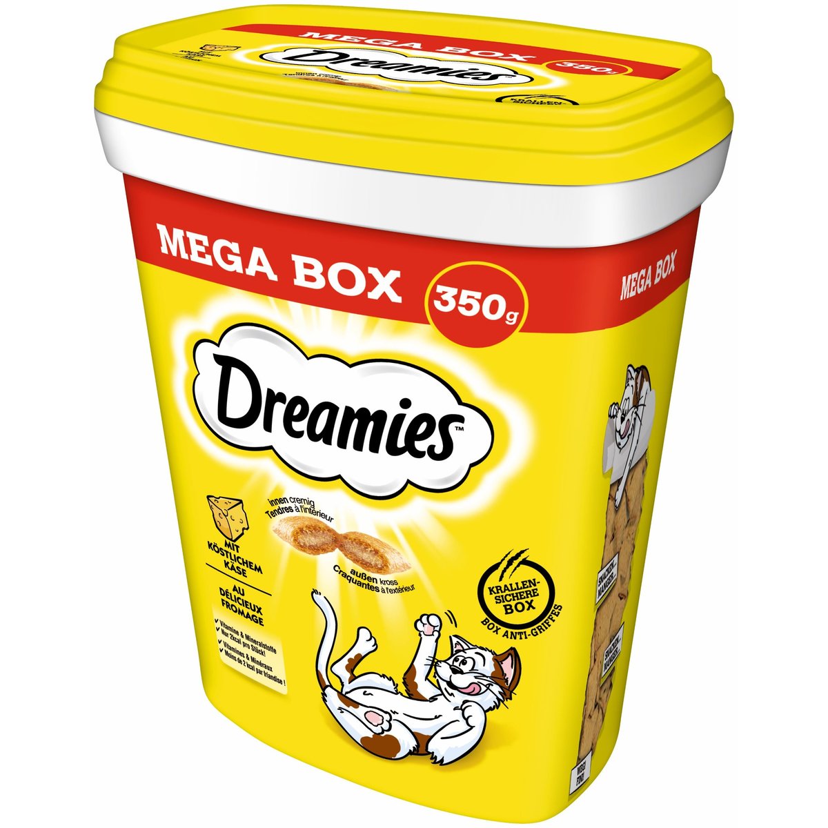 Dreamies mit köstlichem Käse