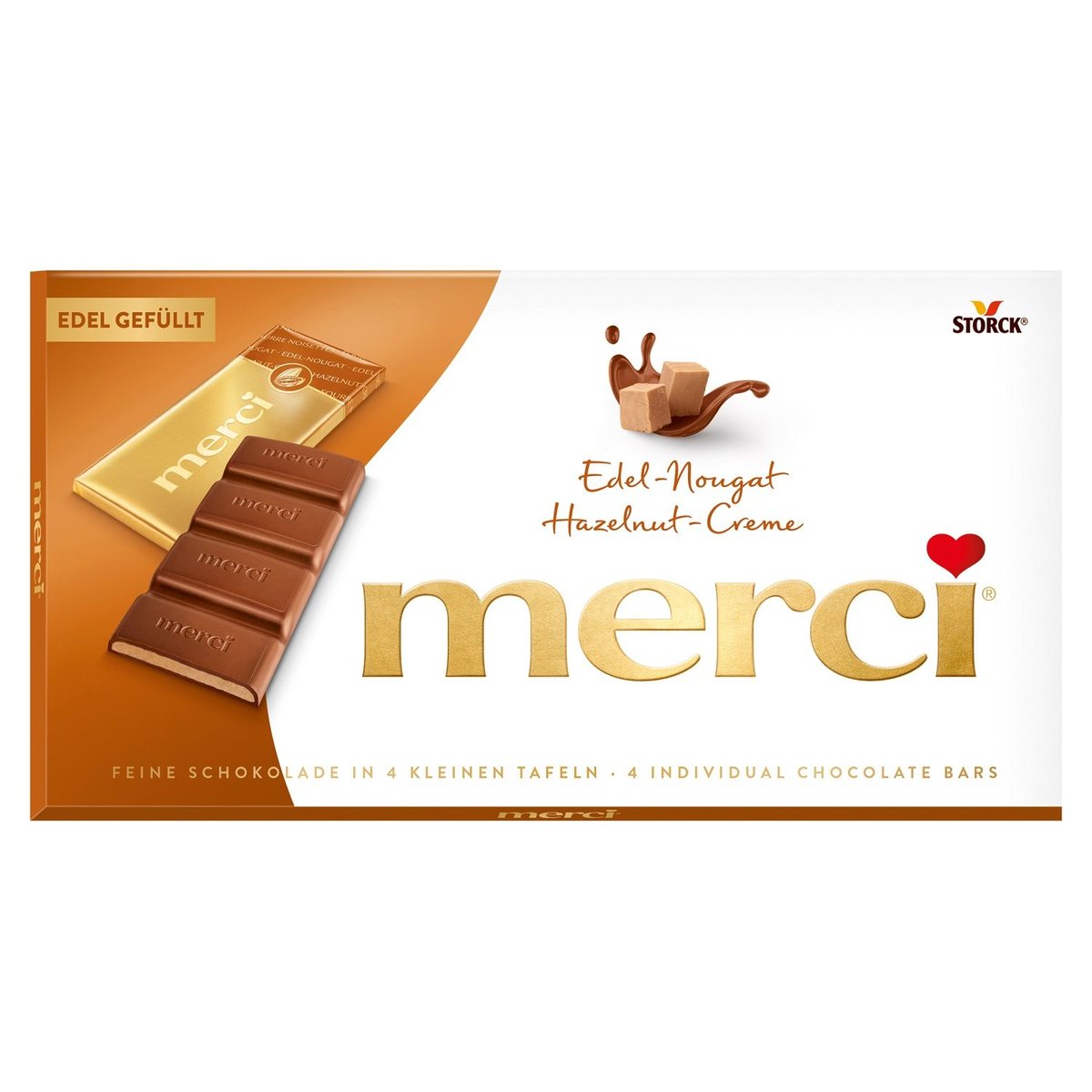 Merci Tafelschokolade Edel-Nougat