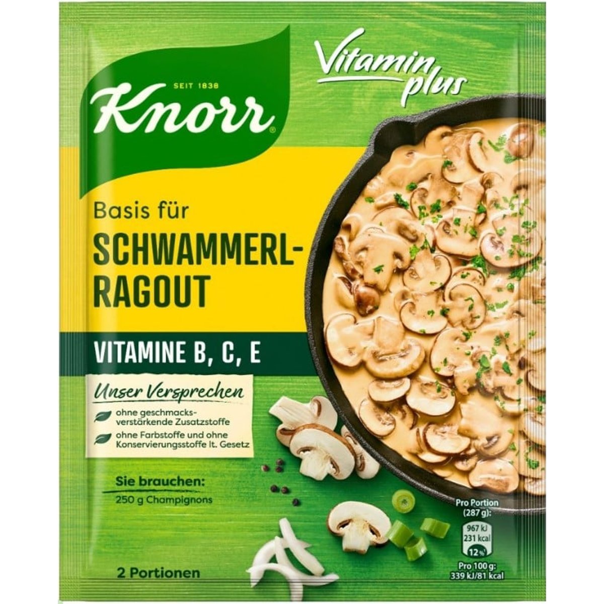 Knorr Basis Schwammerlragout