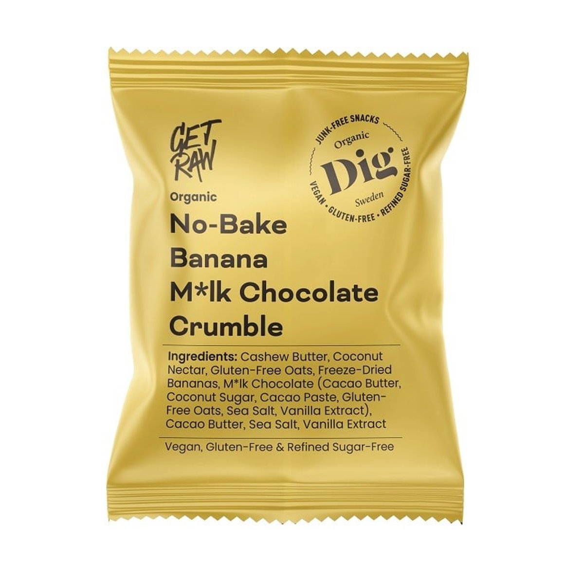 DIG BIO No-Bake Banana M*lk Chocolate Crumble