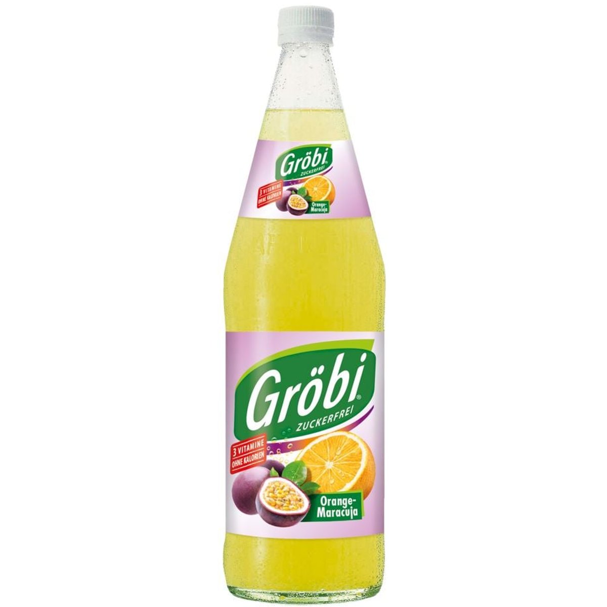 Gröbi Orange-Maracuja Zuckerfrei (Mehrweg)