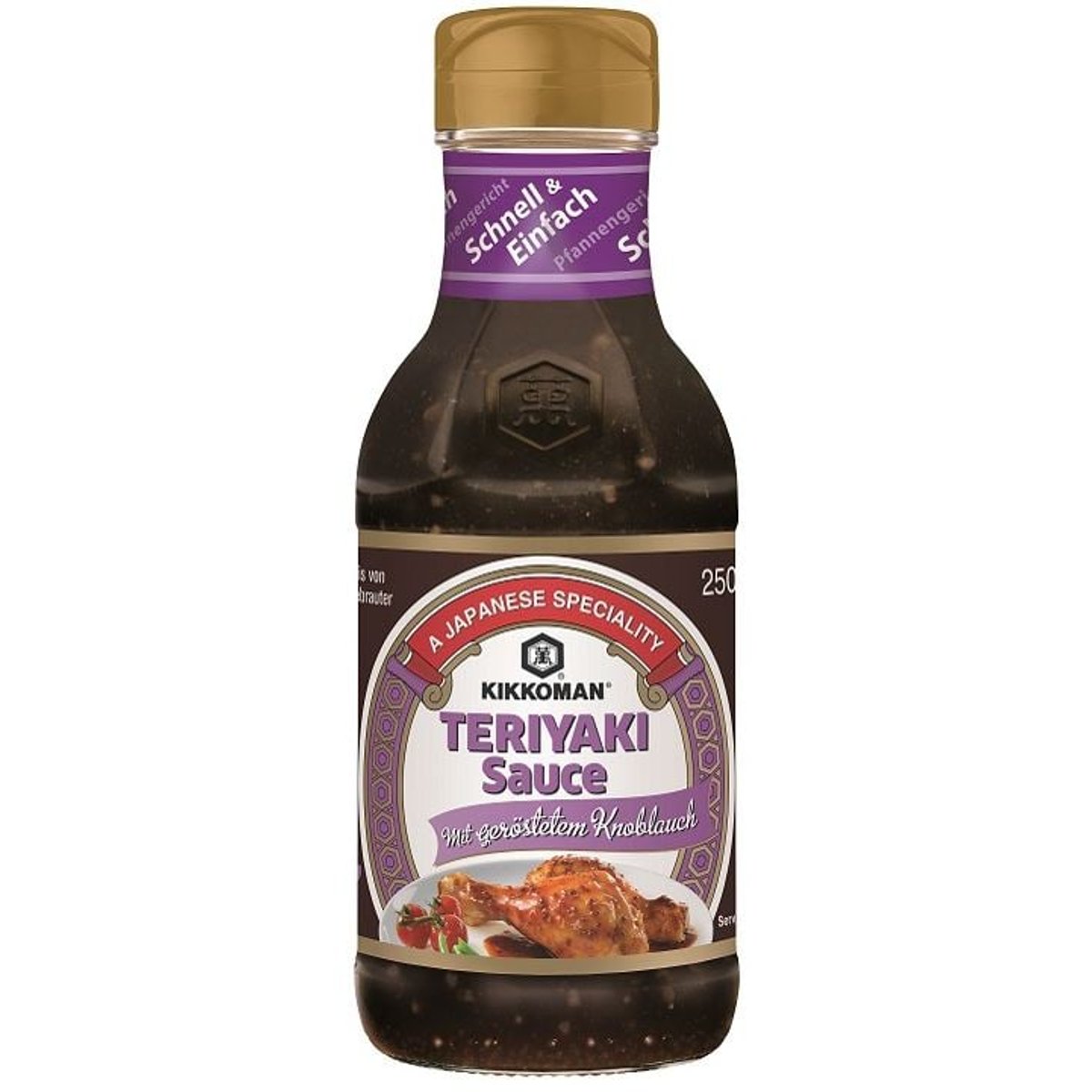 Kikkoman Teriyaki Sauce mit geröstetem Knoblauch