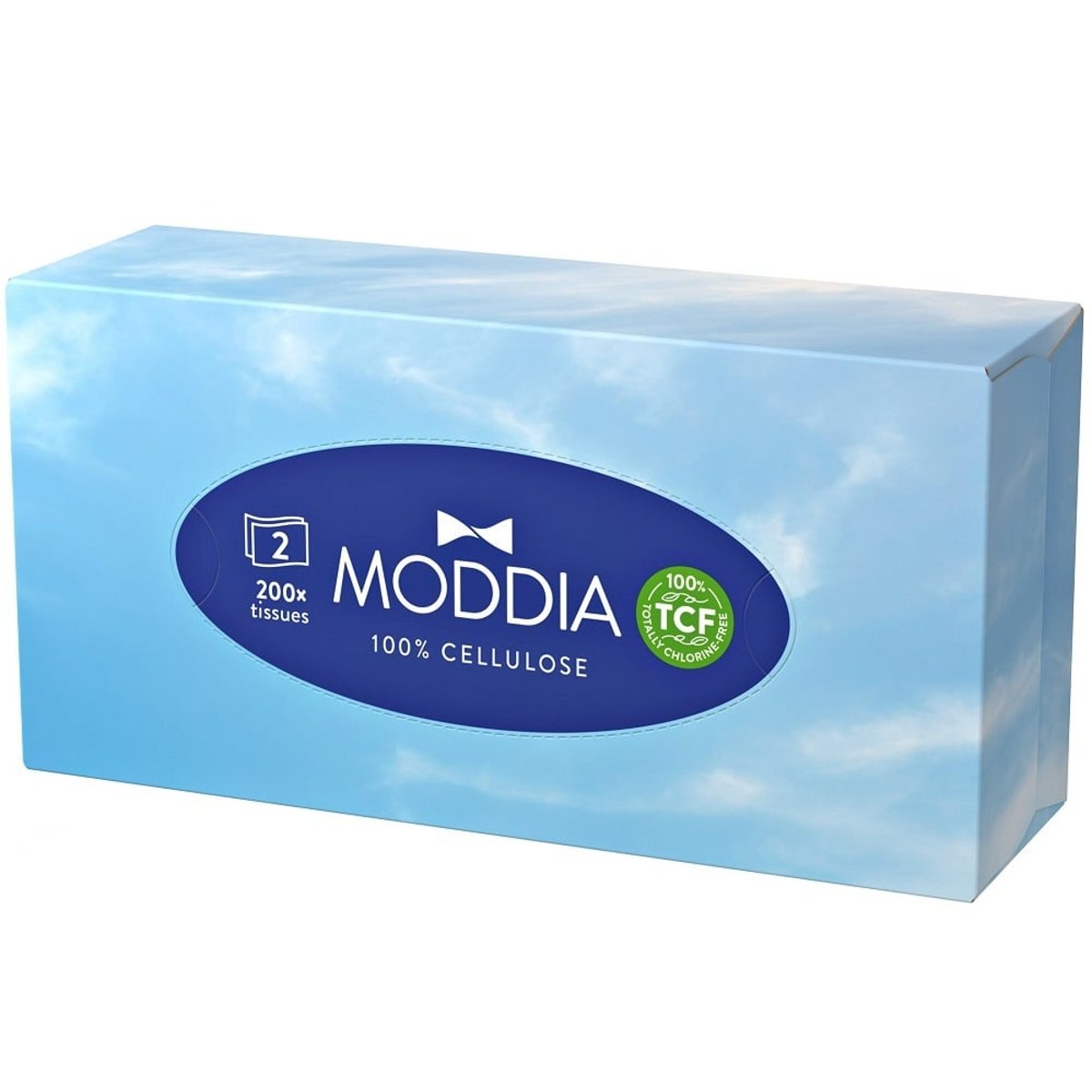 Moddia Kosmetiktücher Box 200 Blatt / 2-lagig