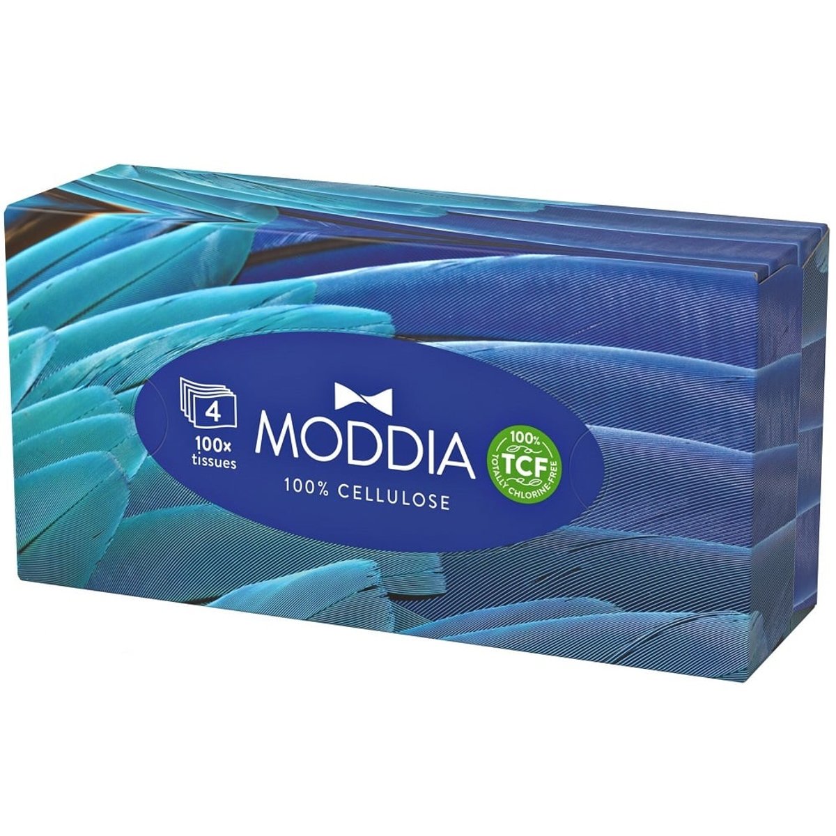 Moddia Kosmetiktücher Box 100 Blatt / 4-lagig