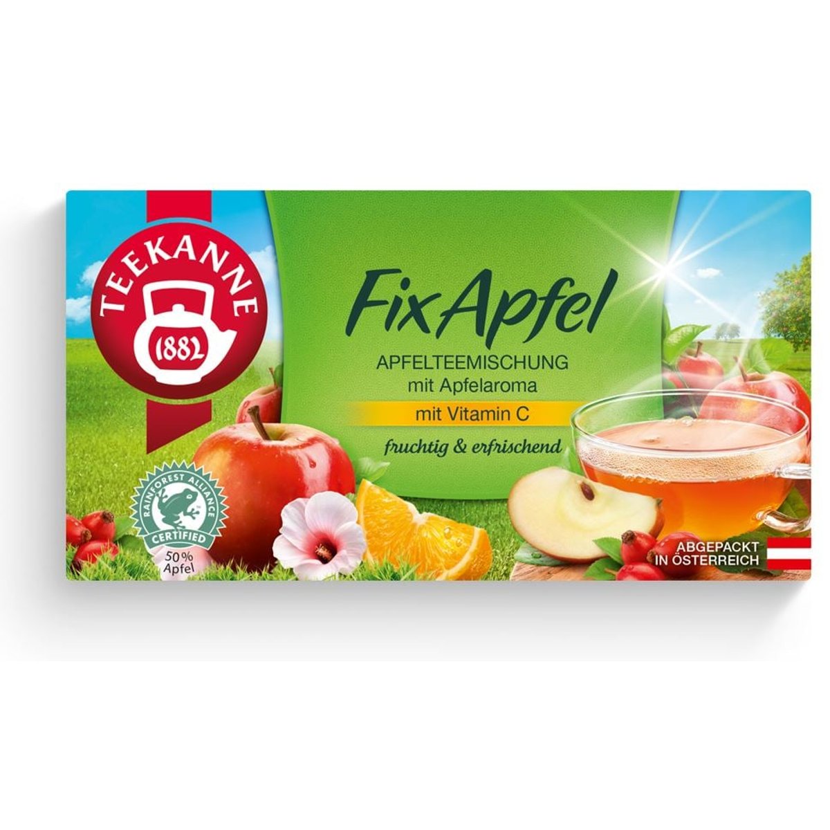 Teekanne Fix Apfel Teebeutel
