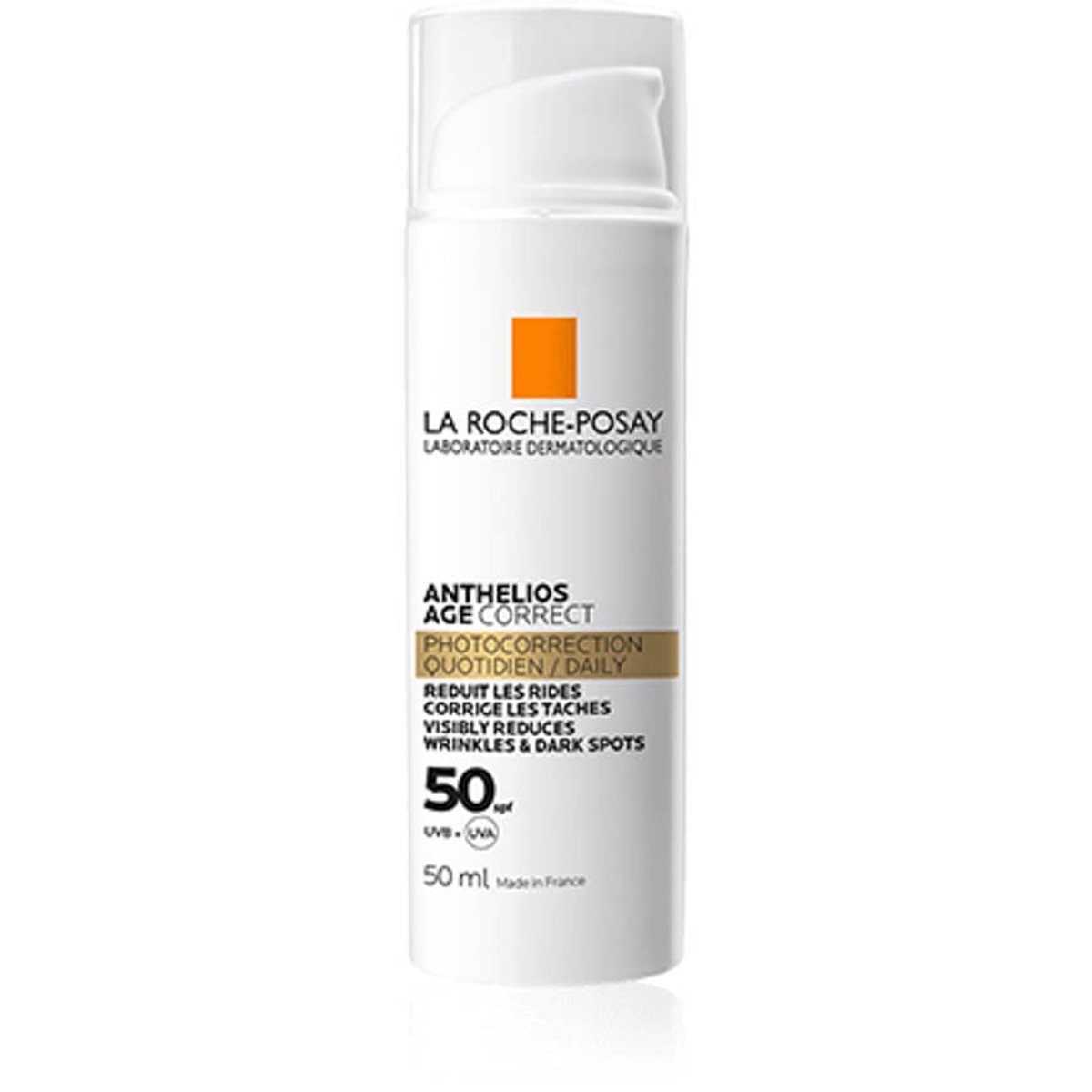 La Roche Posay Anthelios Age Correct LSF 50+: Feuchtigkeitsspendende Tagescreme mit Lichtschutz zur