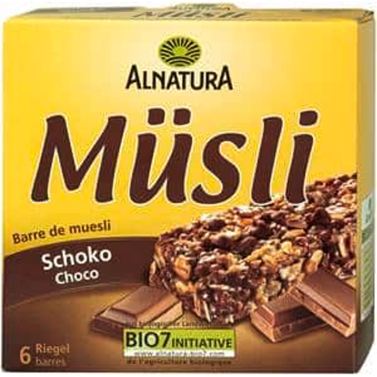 Alnatura BIO Müsli Riegel Schoko 6x25g