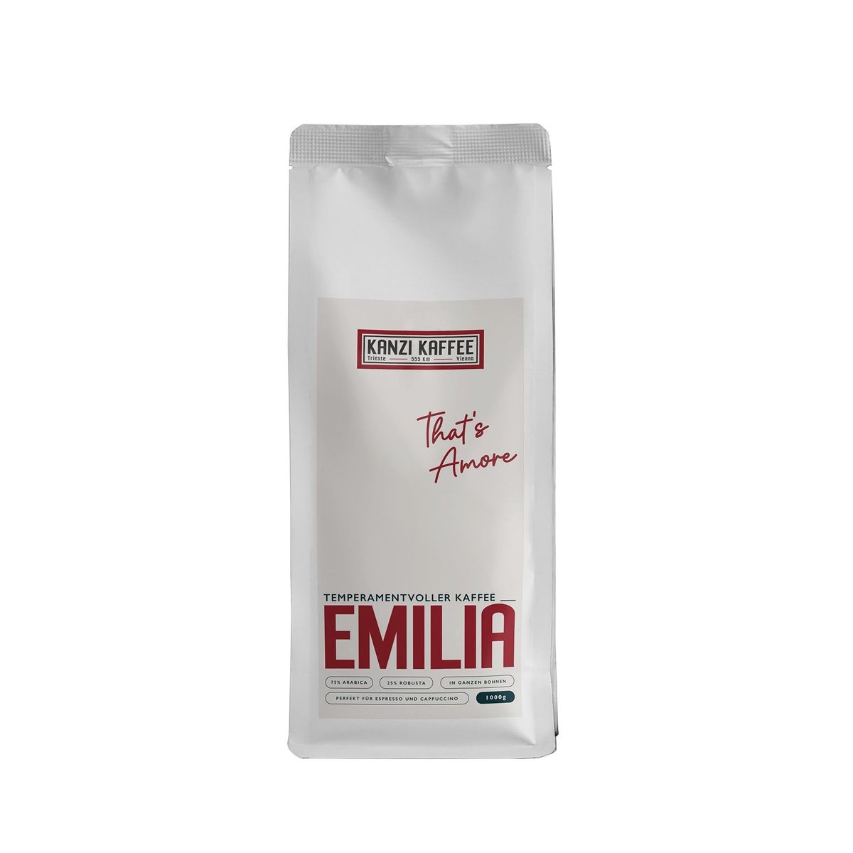 Kanzi Kaffee Emilia Bohnen 1kg