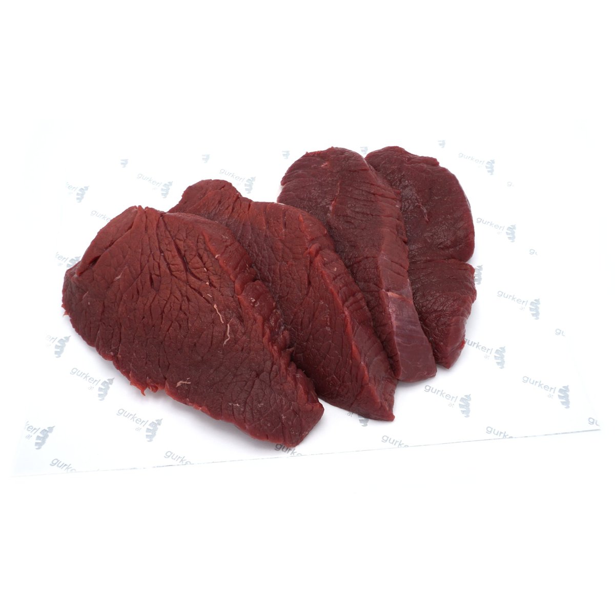 Esterhazy Hirsch Schnitzel geschnitten
