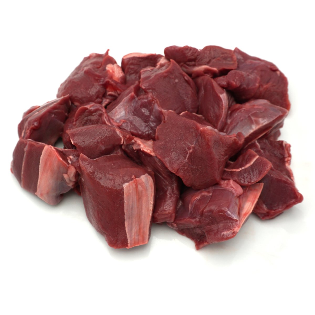 Esterhazy Hirsch Gulasch geschnitten