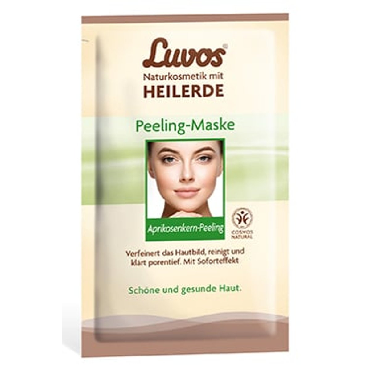 Luvos Soft Peeling Maske mit Pfirsichkernöl