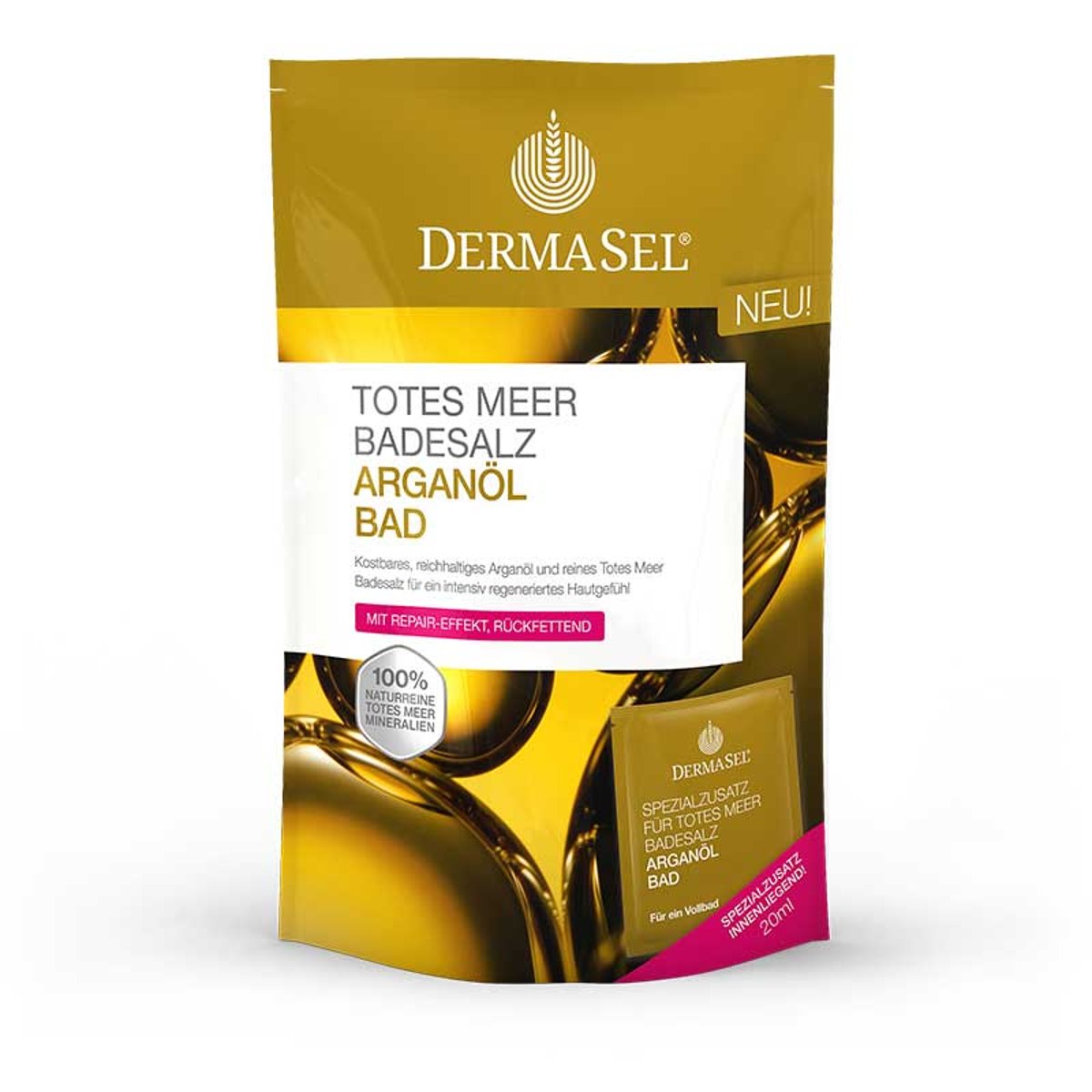 Dermasel Badesalz Arganöl