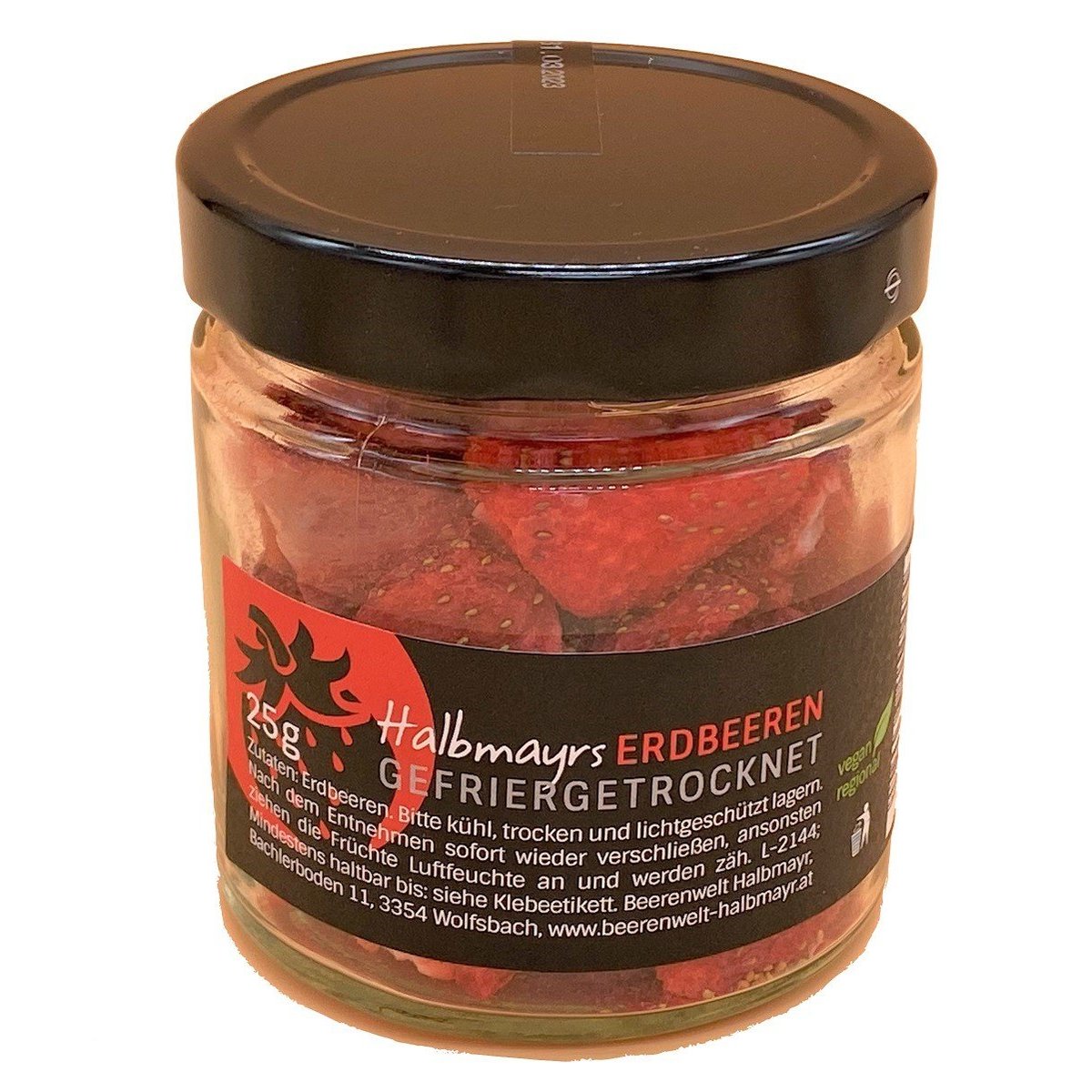 Halbmayrs gefriergetrocknete Erdbeeren