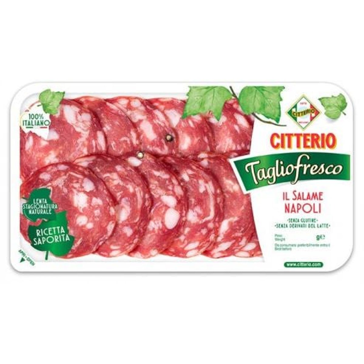Citterio Salame Napoli geschnitten