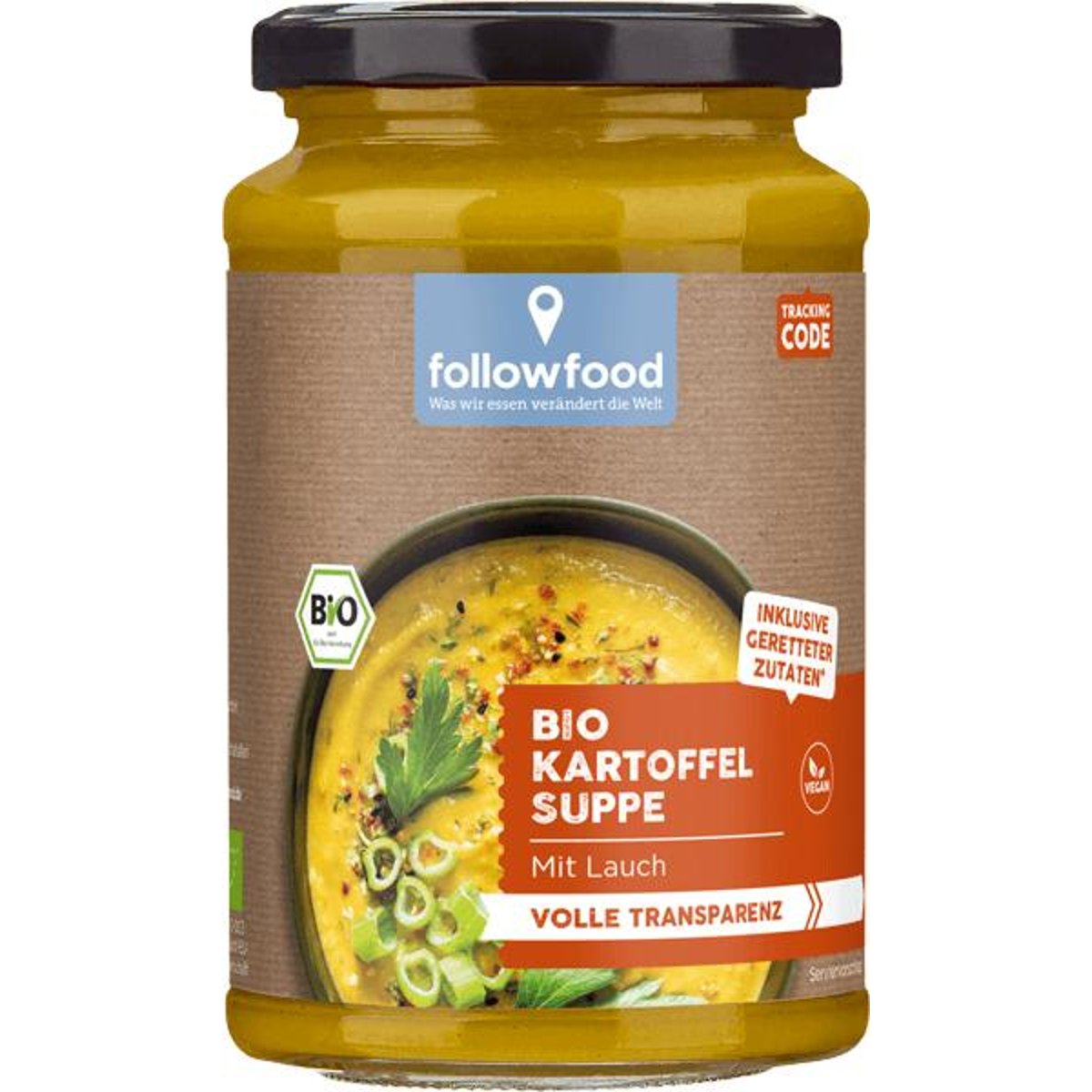 Followfood BIO Suppe Kartoffel mit Lauch