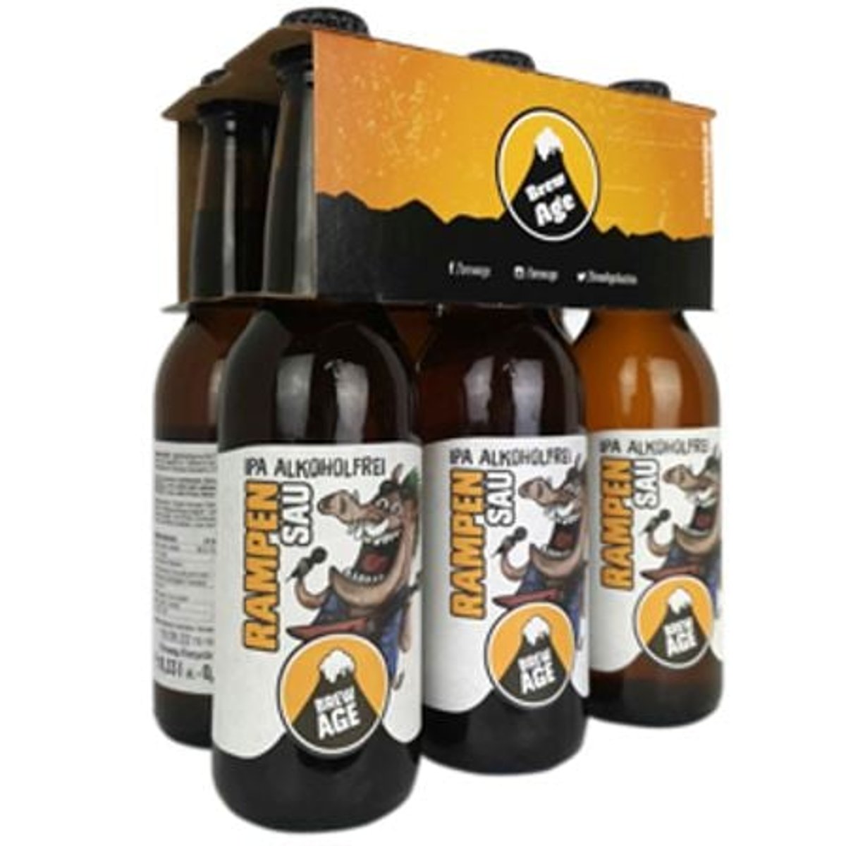Brew Age Rampensau - IPA Alkoholfrei - 6x330ml