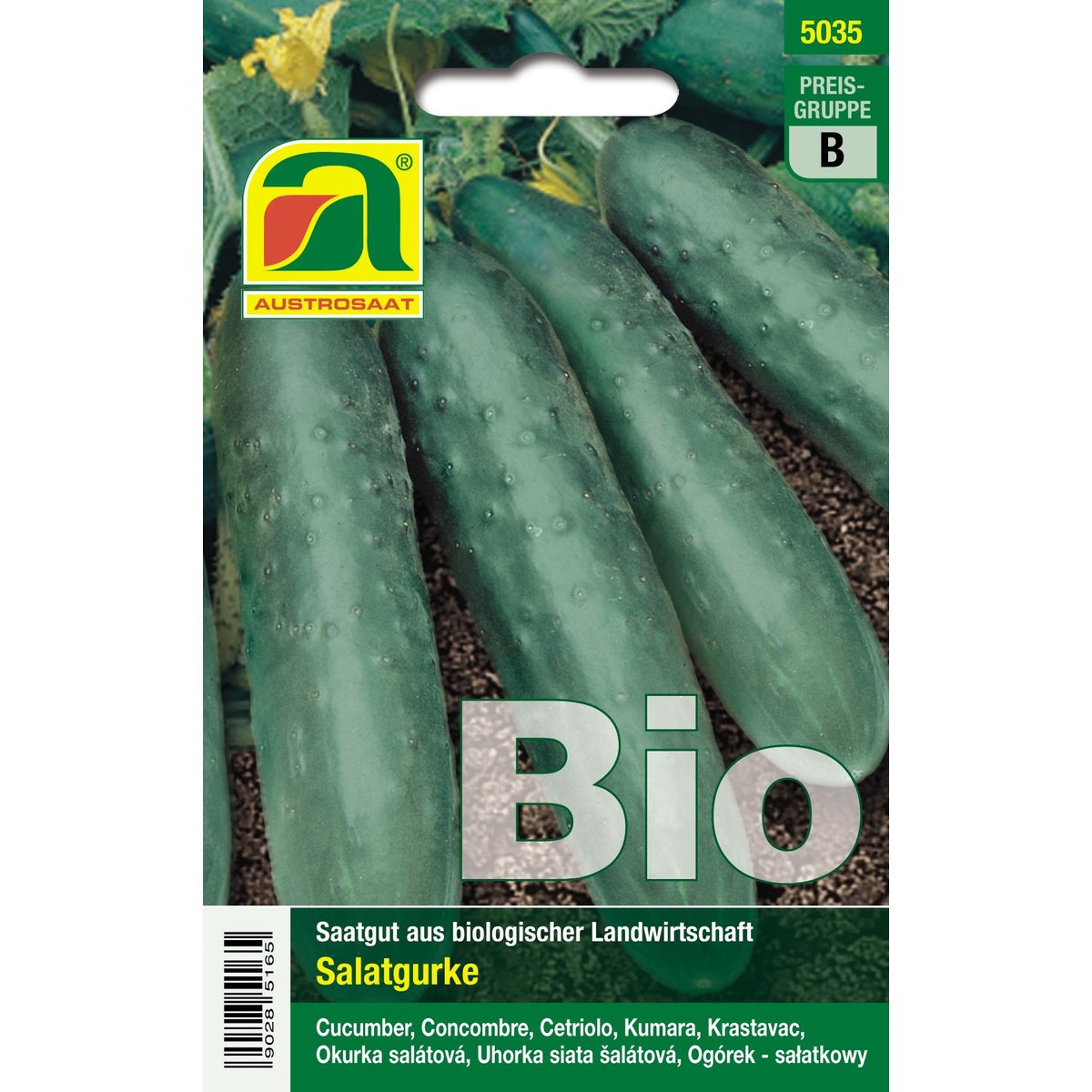 Austrosaat BIO Salatgurke Marketmore