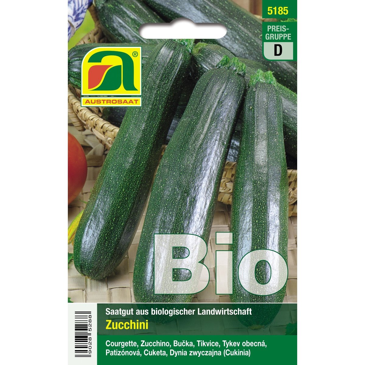 Austrosaat BIO Zucchini Tempra F1