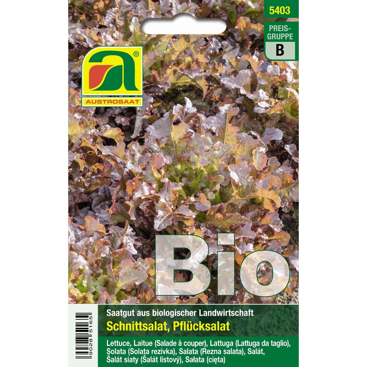 Austrosaat BIO Schnittsalat Red Salad Bowl