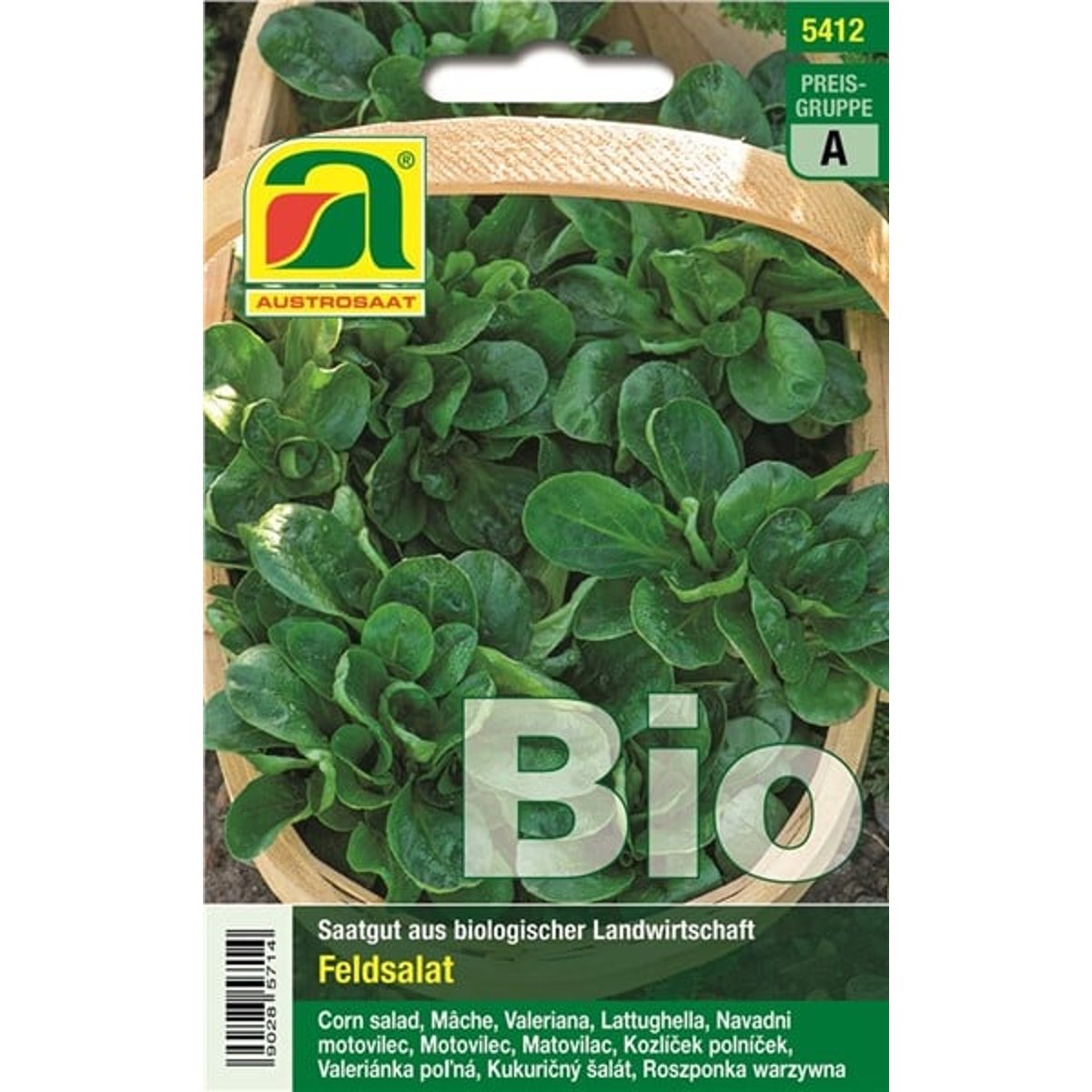 Austrosaat BIO Feldsalat Vit Saatgut