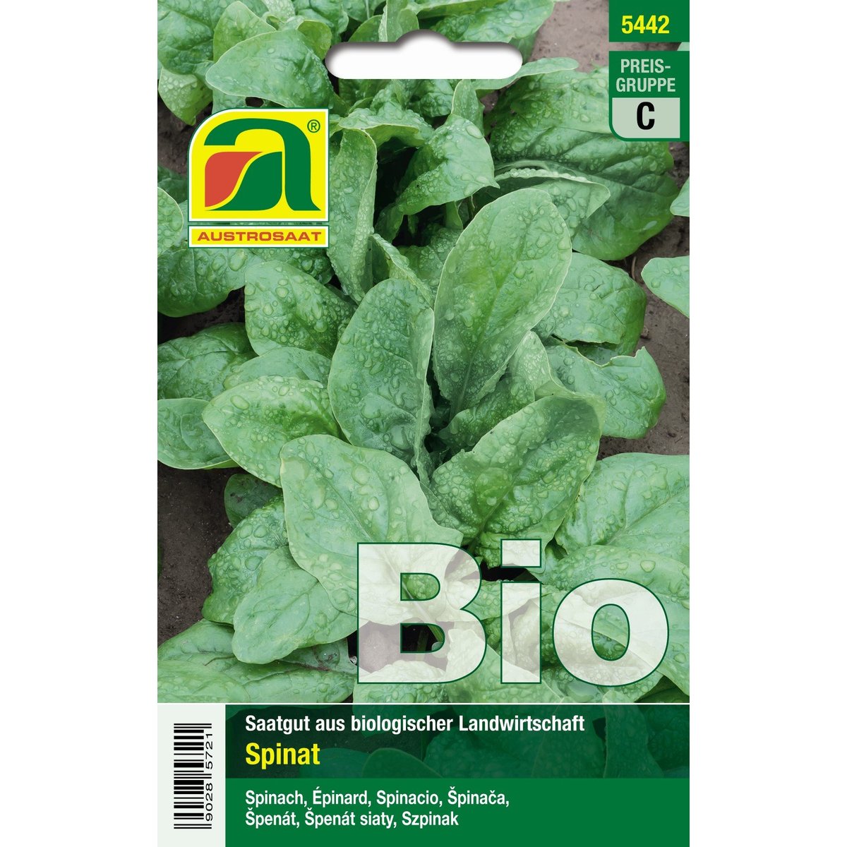 Austrosaat BIO Spinat Winterriesen