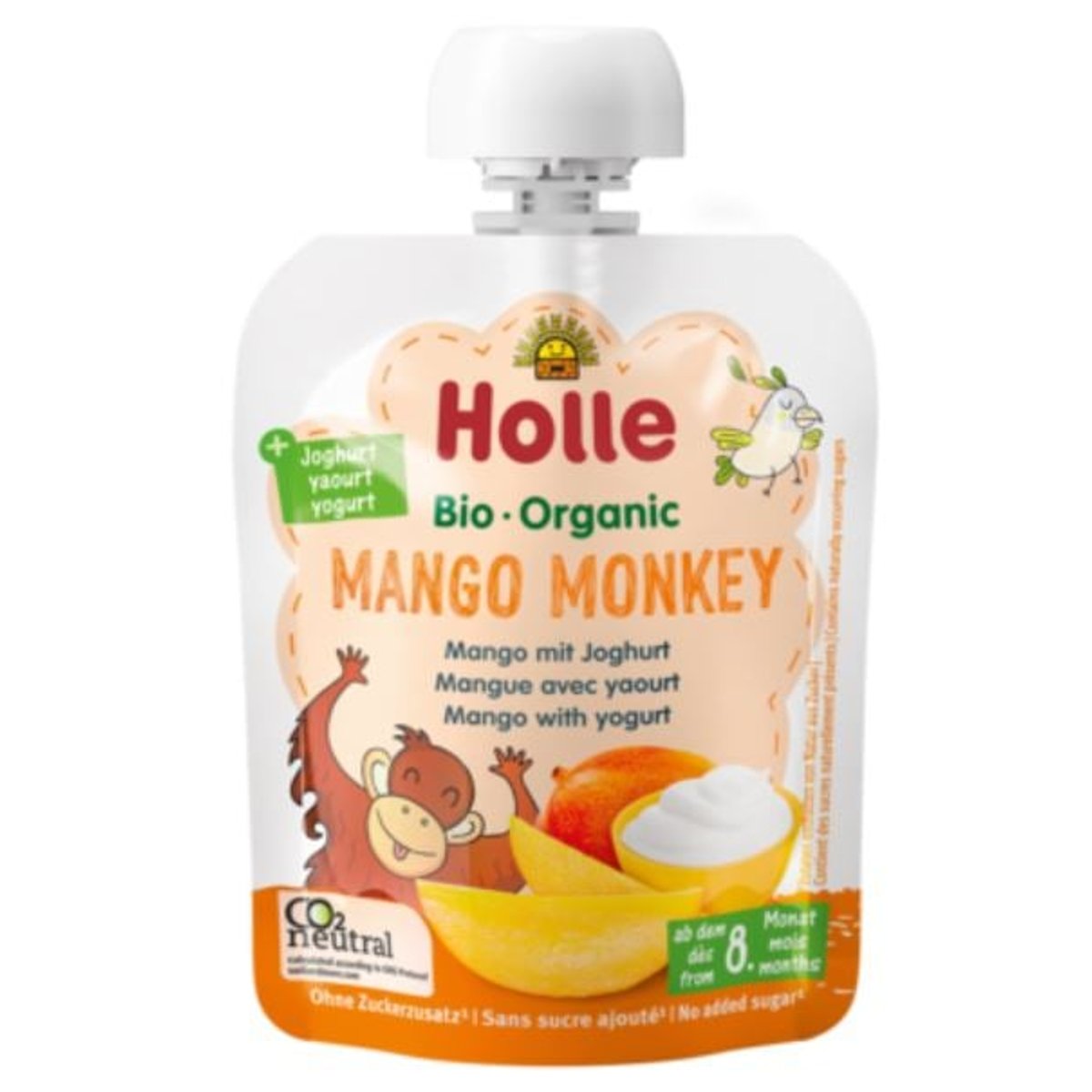 Holle BIO Mango Monkey Mango  mit Joghurt