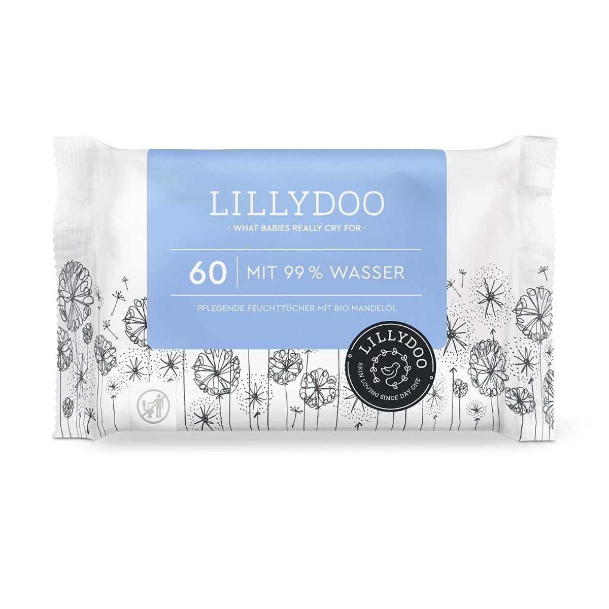 LILLYDOO Feuchttücher mit 99% Wasser