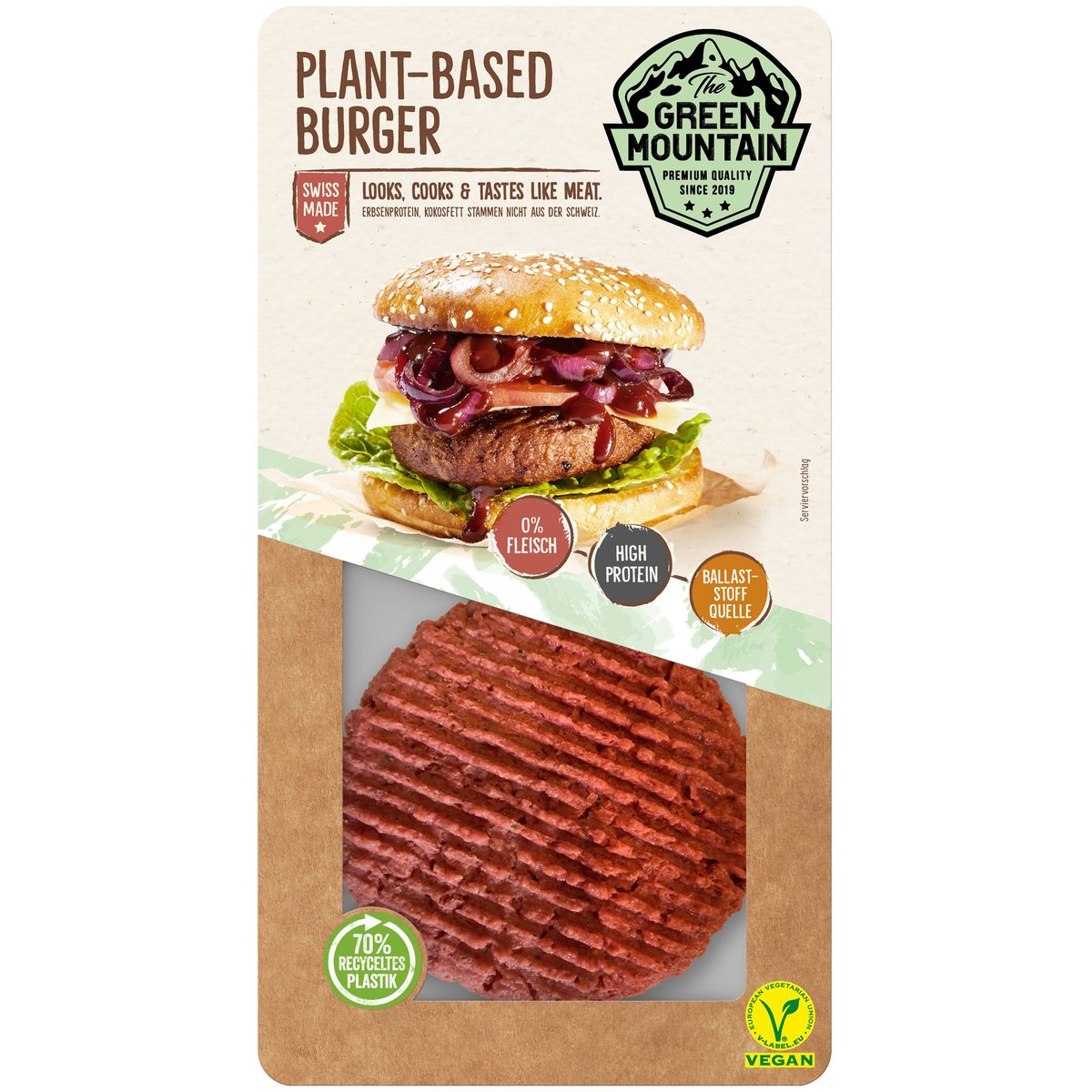 The Green Mountain Plant-based Burger