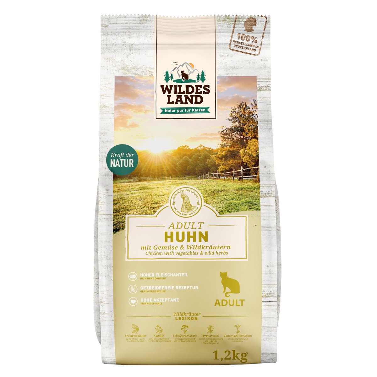 Wildes Land Huhn mit Gartengemüse ADULT