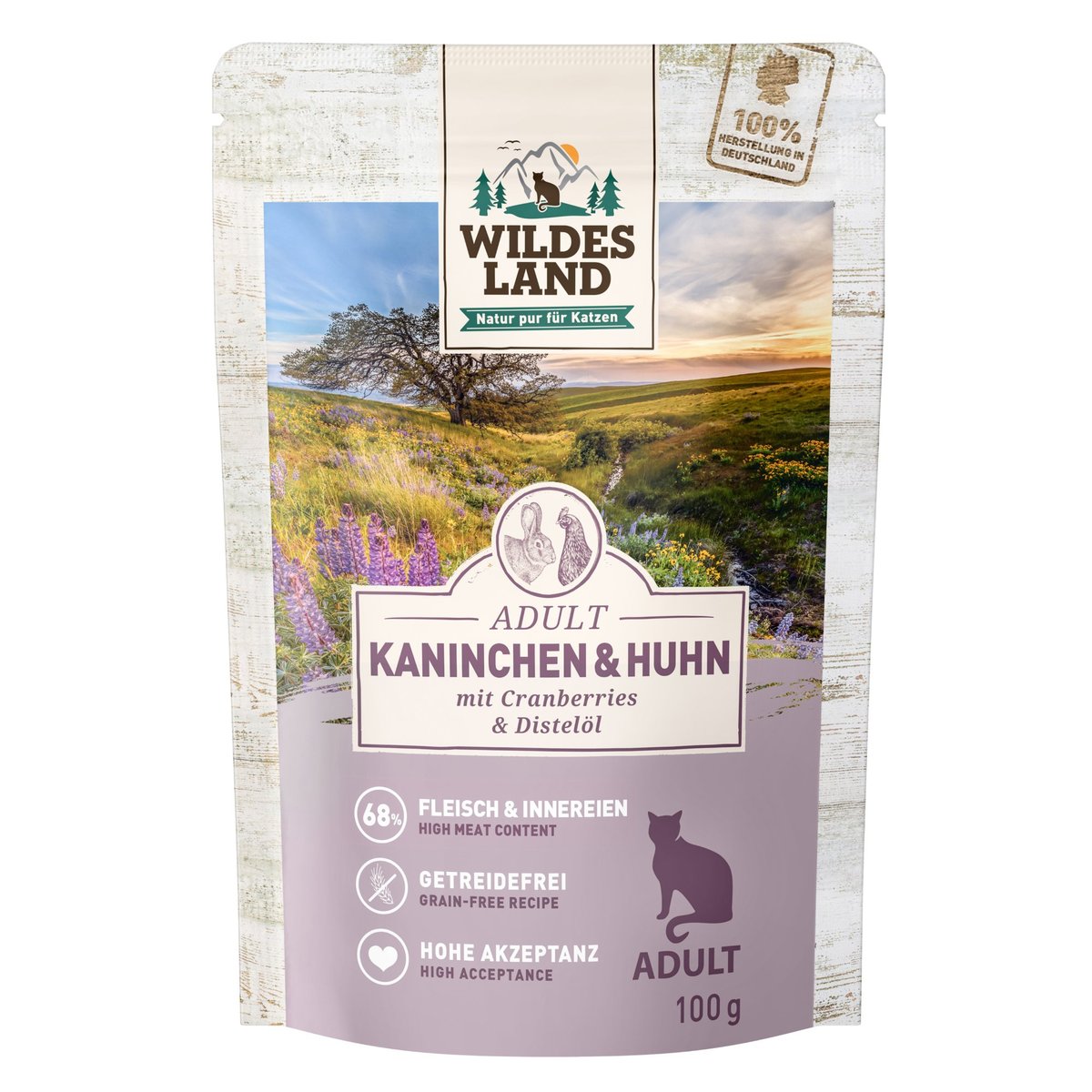Wildes Land Kaninchen und Huhn mit Cranberrys ADULT