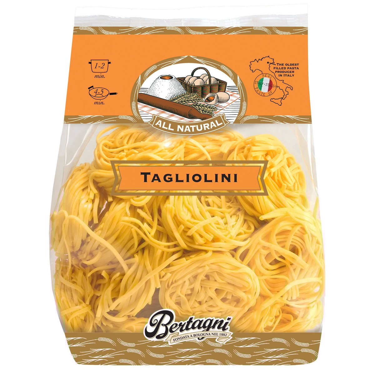 Bertagni frische Tagliolini Nester (Kühlware)
