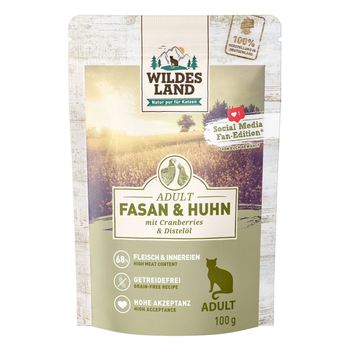 Wildes Land Fasan und Huhn mit Cranberries ADULT