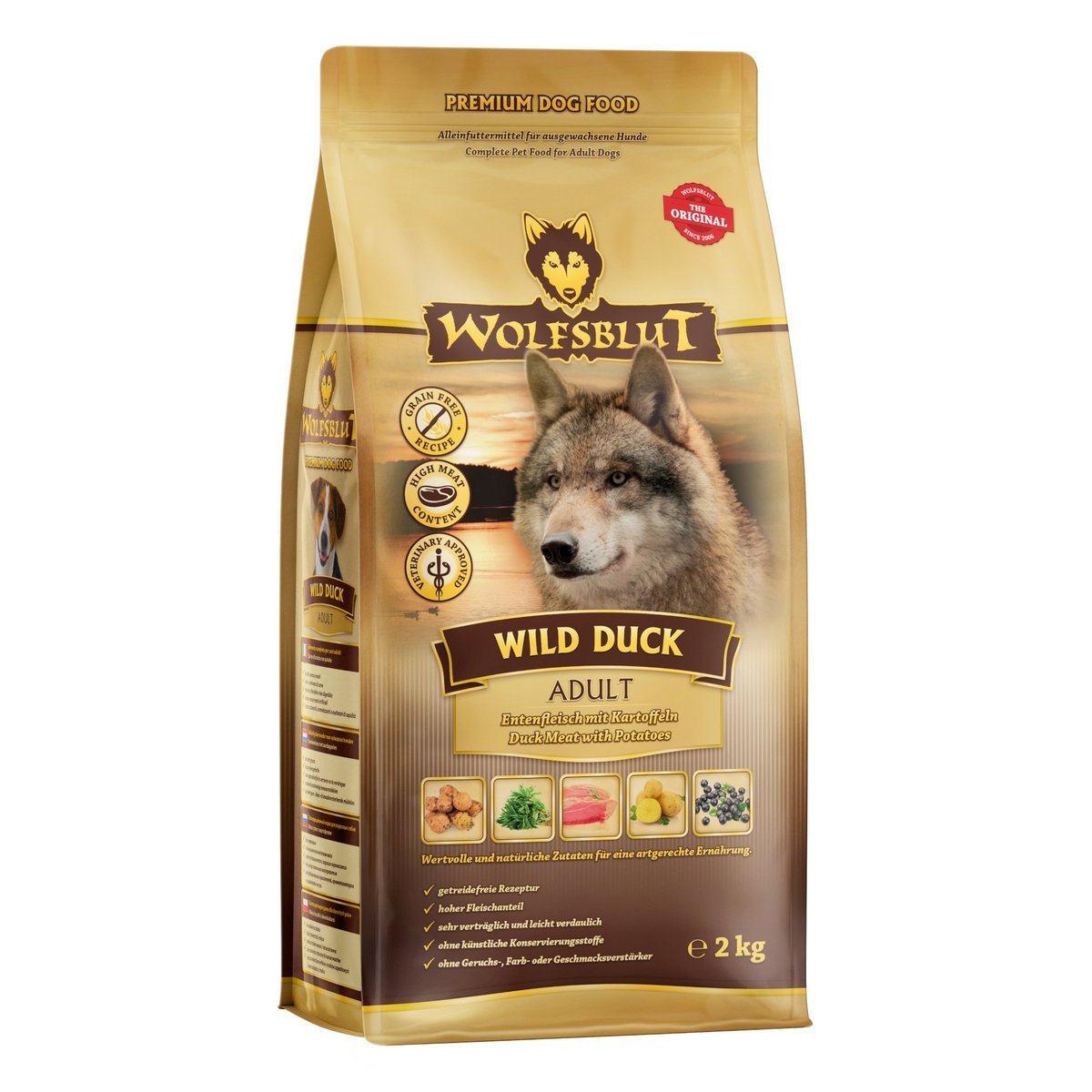 Wolfsblut Wild Duck ADULT - Ente mit Kartoffel