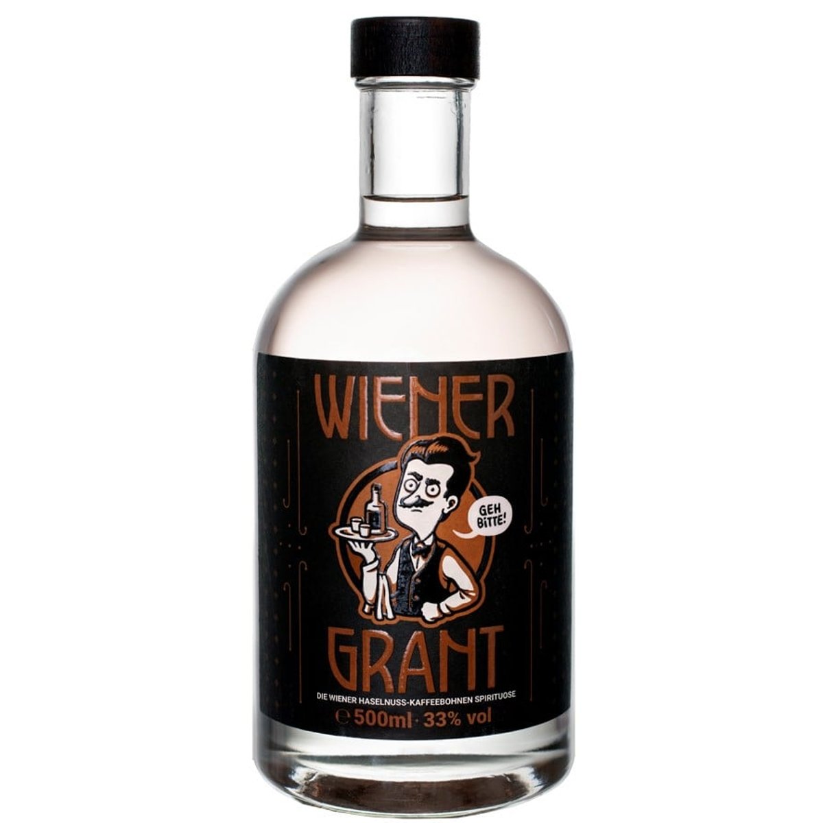 Wiener Grant Haselnuss-Kaffeebohnen Spirituose