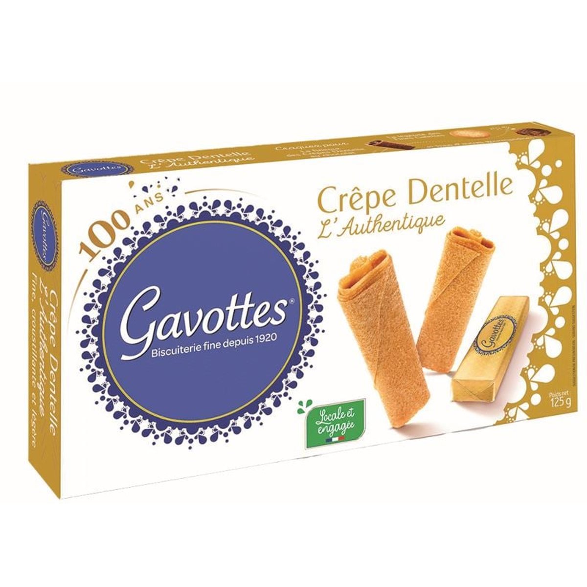 Gavottes Waffelröllchen Natur