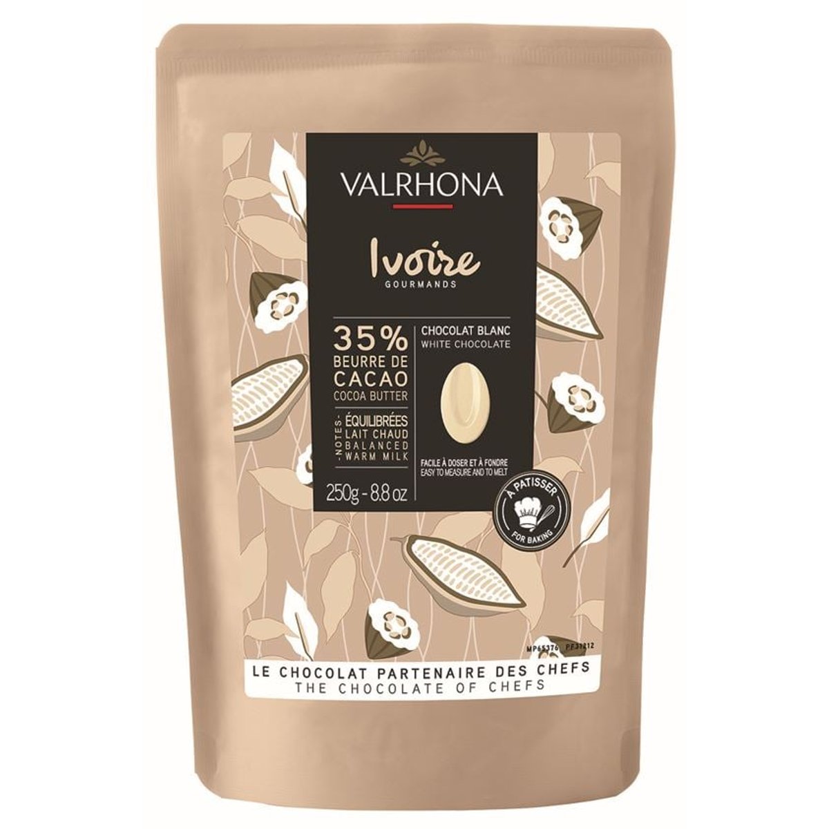Valrhona Schokodrops Ivoire 35%