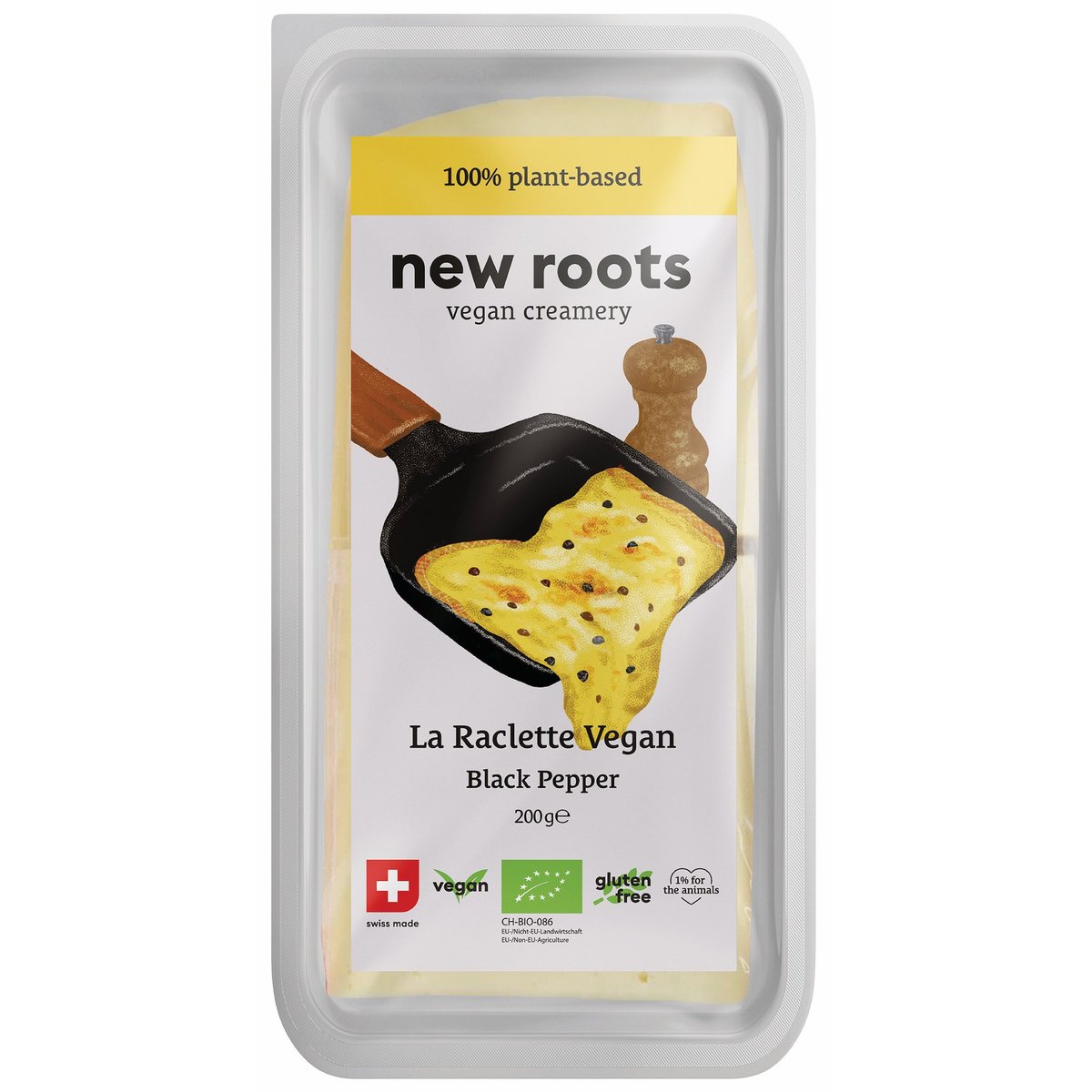 New Roots BIO La Raclette VEGAN Schwarzer Pfeffer