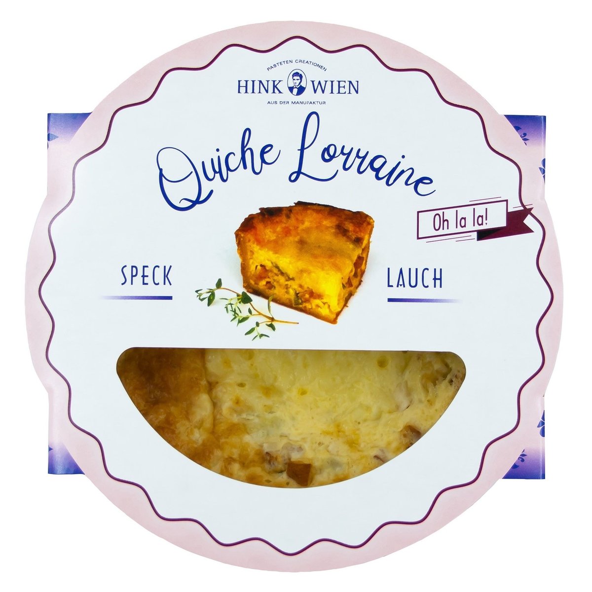 Hink Quiche "Lorraine" Speck und Lauch