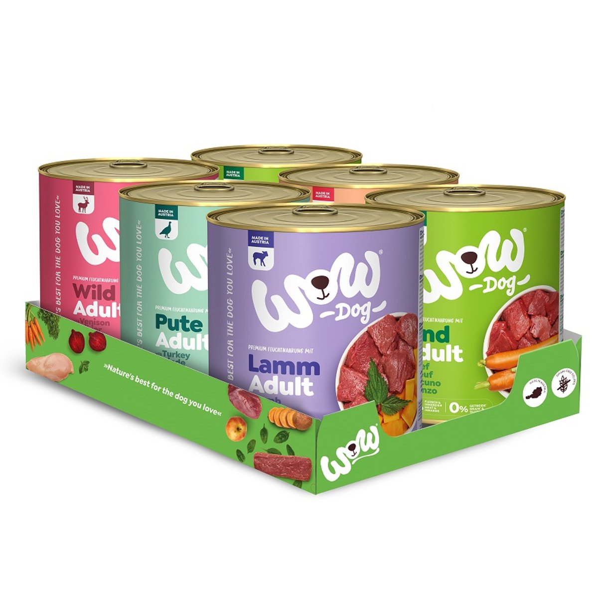 WOW DOG ADULT Multipack 6x800g