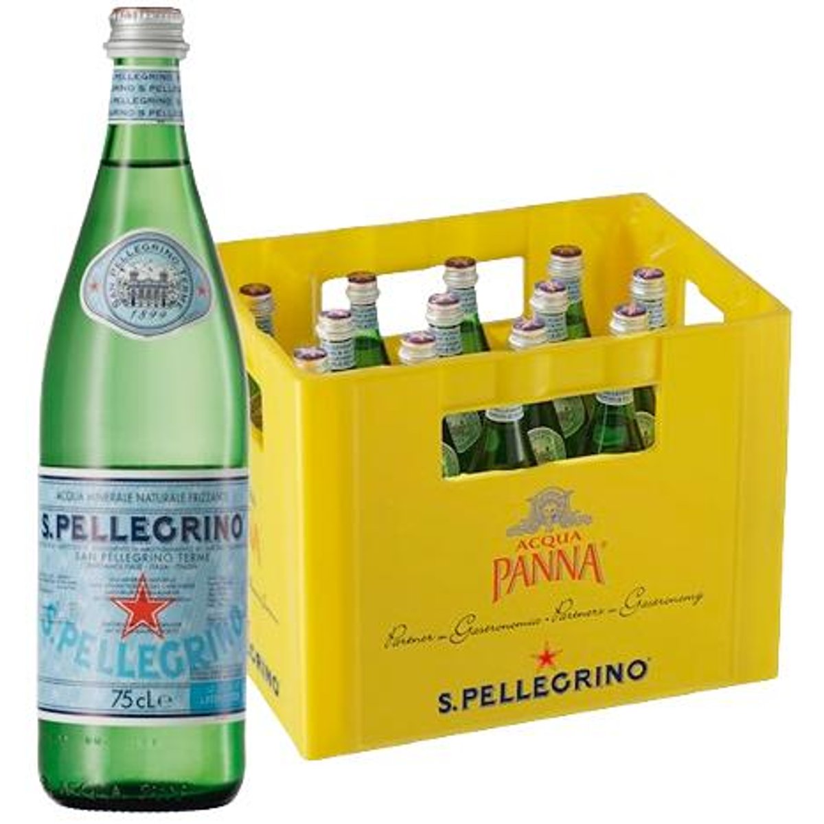 San Pellegrino Mineralwasser 16x750ml (Mehrweg)