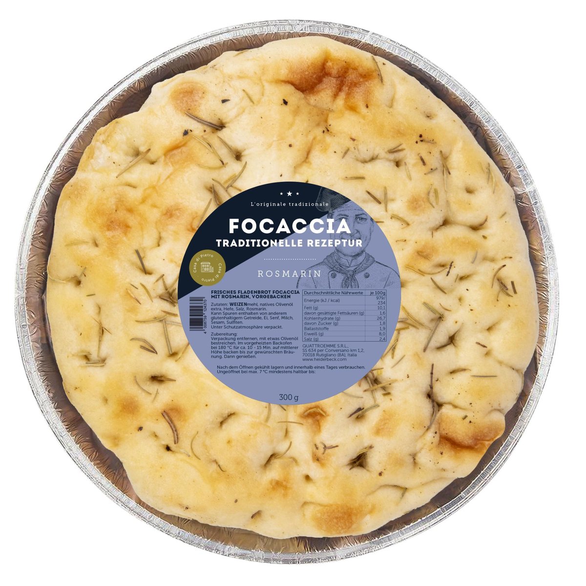 Casa di Pietro Focaccia Rosmarin