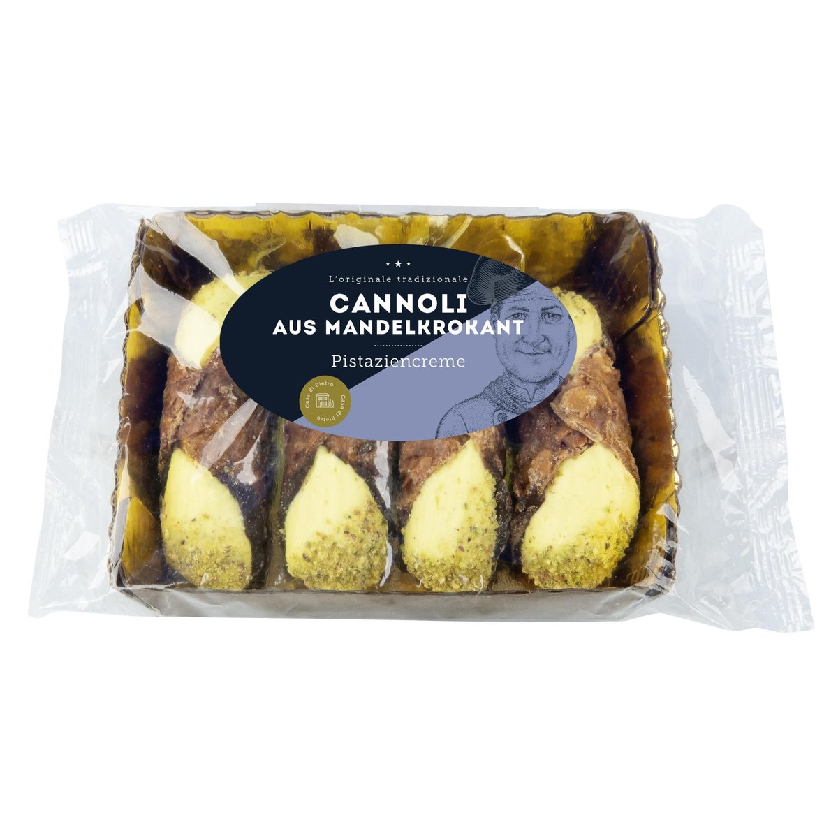 Casa di Pietro Cannoli mit Pistaziencreme