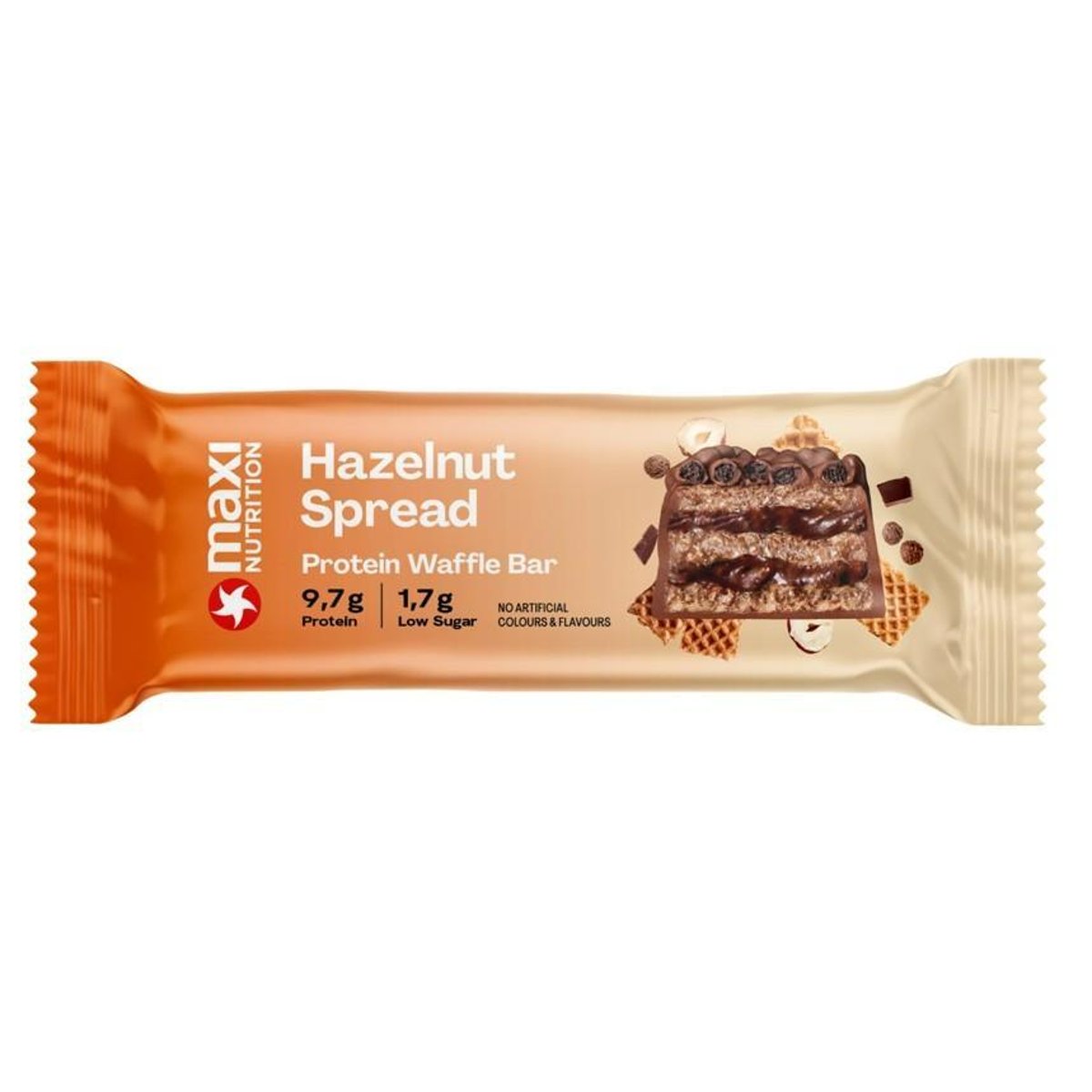 Maxi Nutrition Hazelnut Spread Protein Waffle Bar