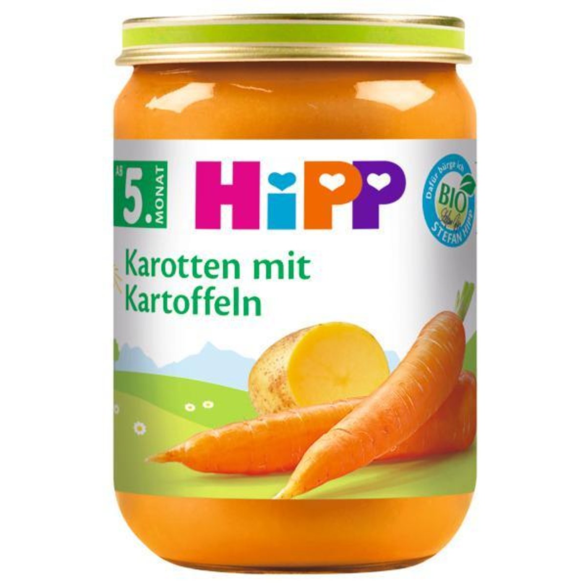 HiPP BIO Gemüse Früh-Karotten mit Kartoffeln, ab dem 5. Monat