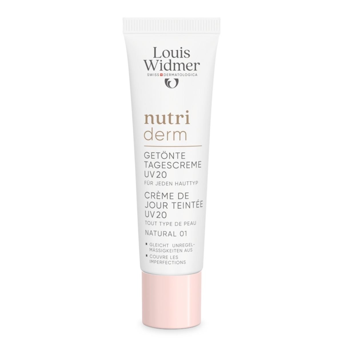 Louis Widmer nutriderm Getönte Tagescreme UV 20 Natural 01 - leicht parfümiert