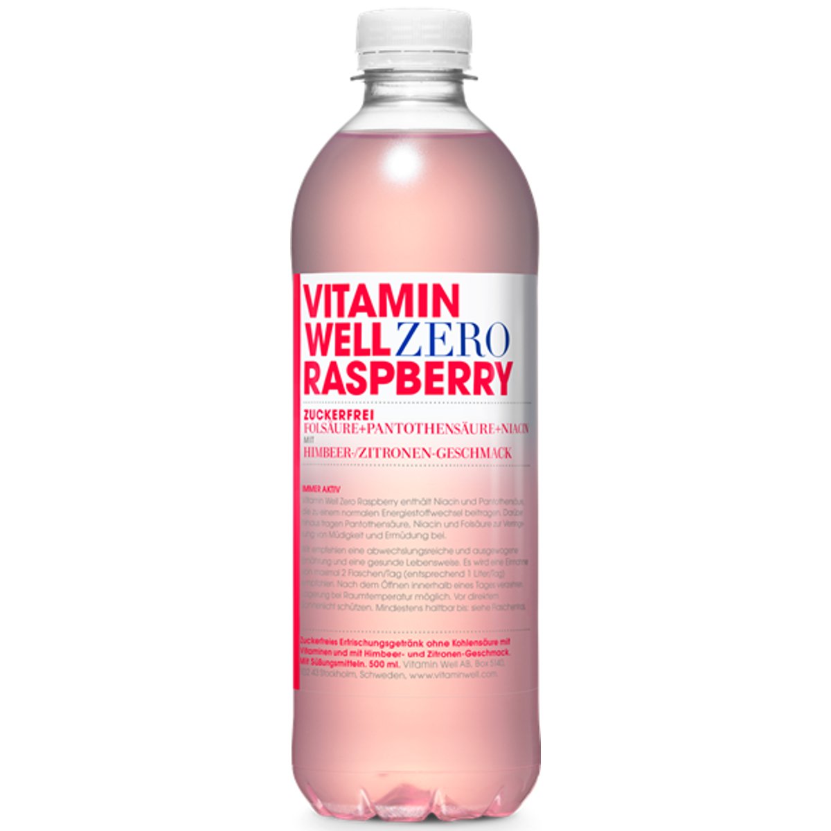 Vitamin Well Zero Raspberry (EinwegPFAND)