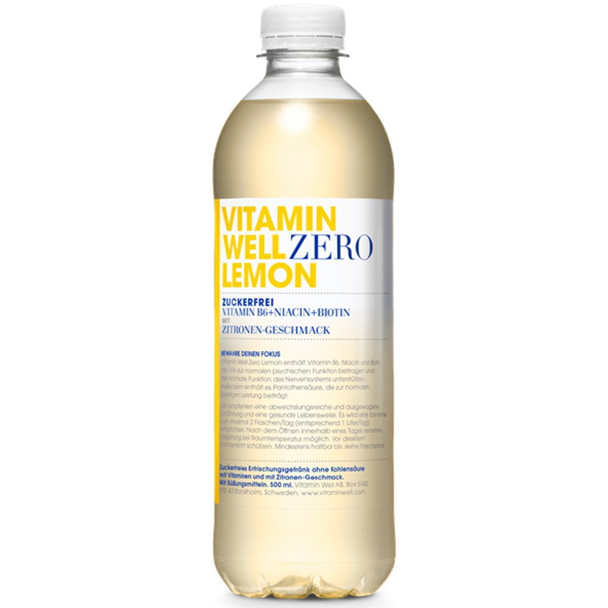 Vitamin Well Zero Lemon (EinwegPFAND)
